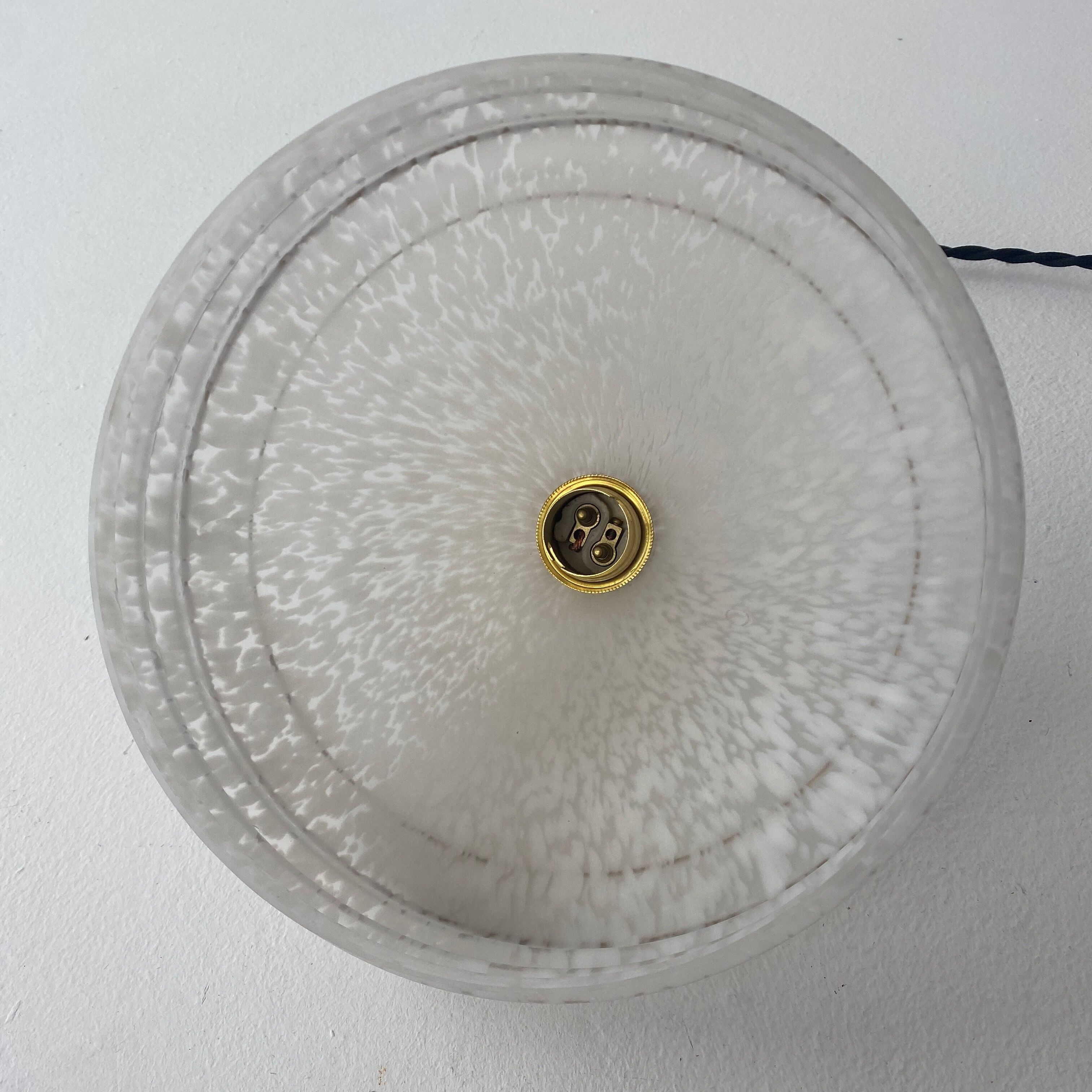 Lot 3 old glass suspensions from vintage clichy