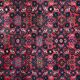 Long Vintage Oriental Runner Rug Handwoven Geometric Wool Stair Runner