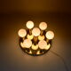 Brass ceiling of Selken, 7-light sputnik, vintage,1970