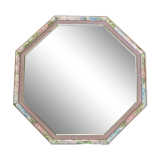 Miroir vintage octogonal biseauté