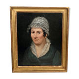 Portrait, woman with lace cap