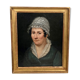 Portrait, woman with lace cap
