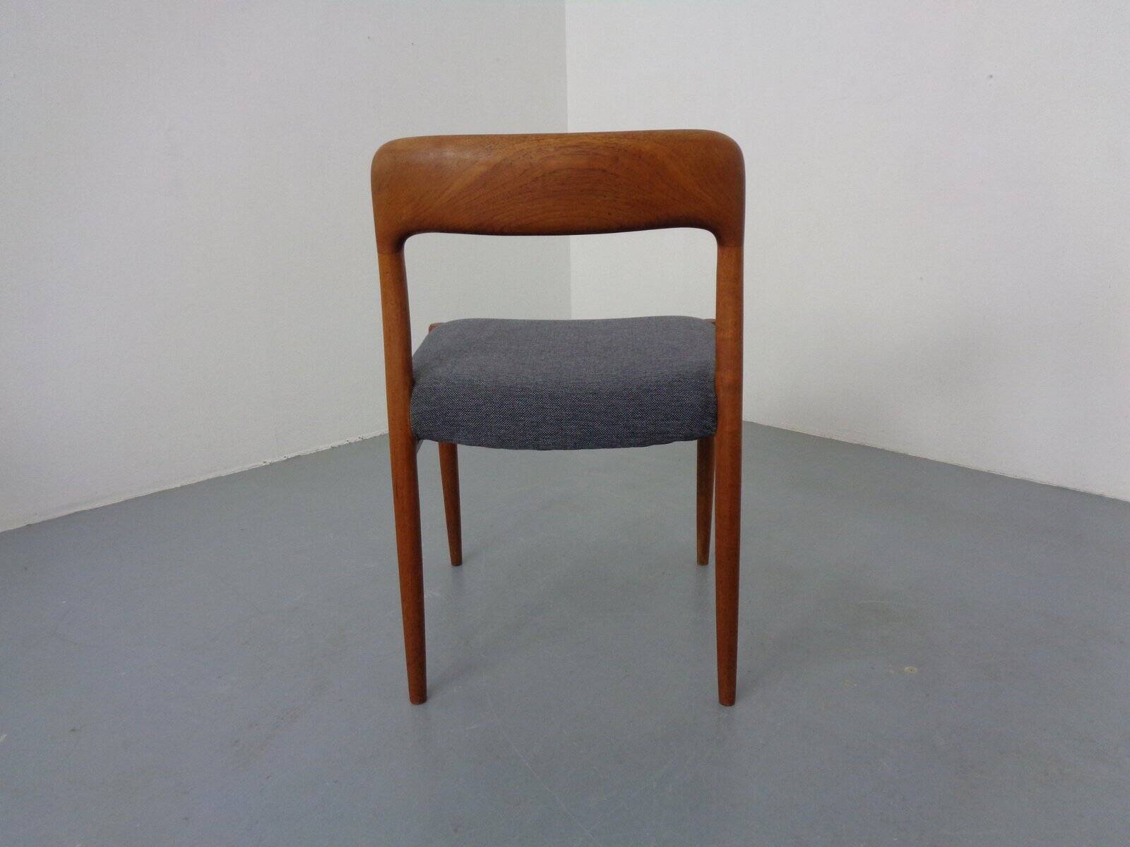 Danish Model 75 Chair in Oak by Niels Otto Møller for J.L. Møllers, 1960s
