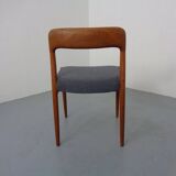 Danish Model 75 Chair in Oak by Niels Otto Møller for J.L. Møllers, 1960s