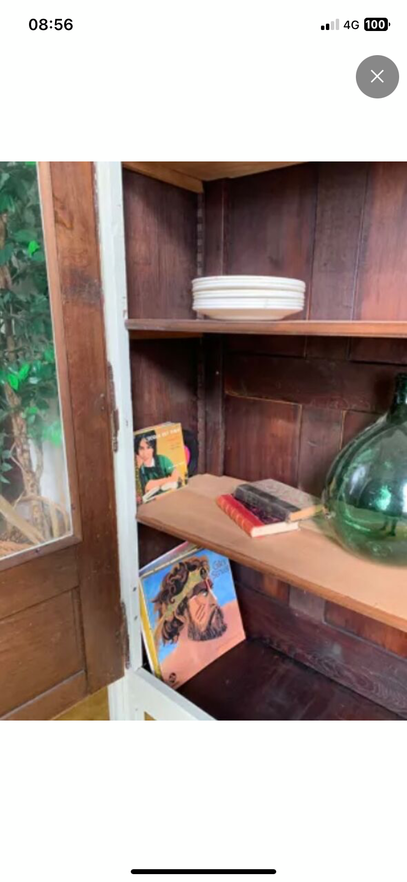 19th century Parisian glazed dresser