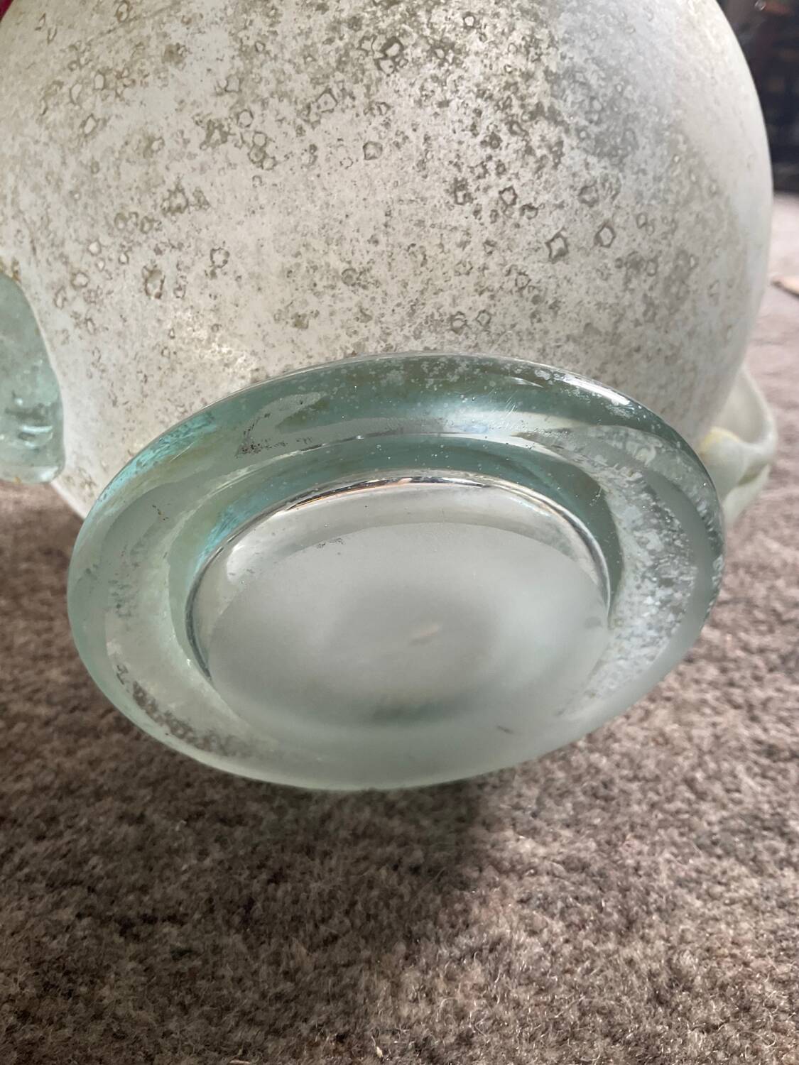 “Scavo” ear vase in Murano glass paste