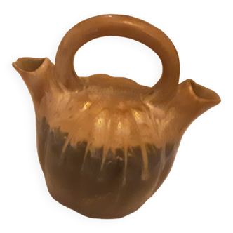 Alpho melon stoneware pitcher