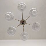 Space age Sputnik chandelier with 6 lights, 50s-60s