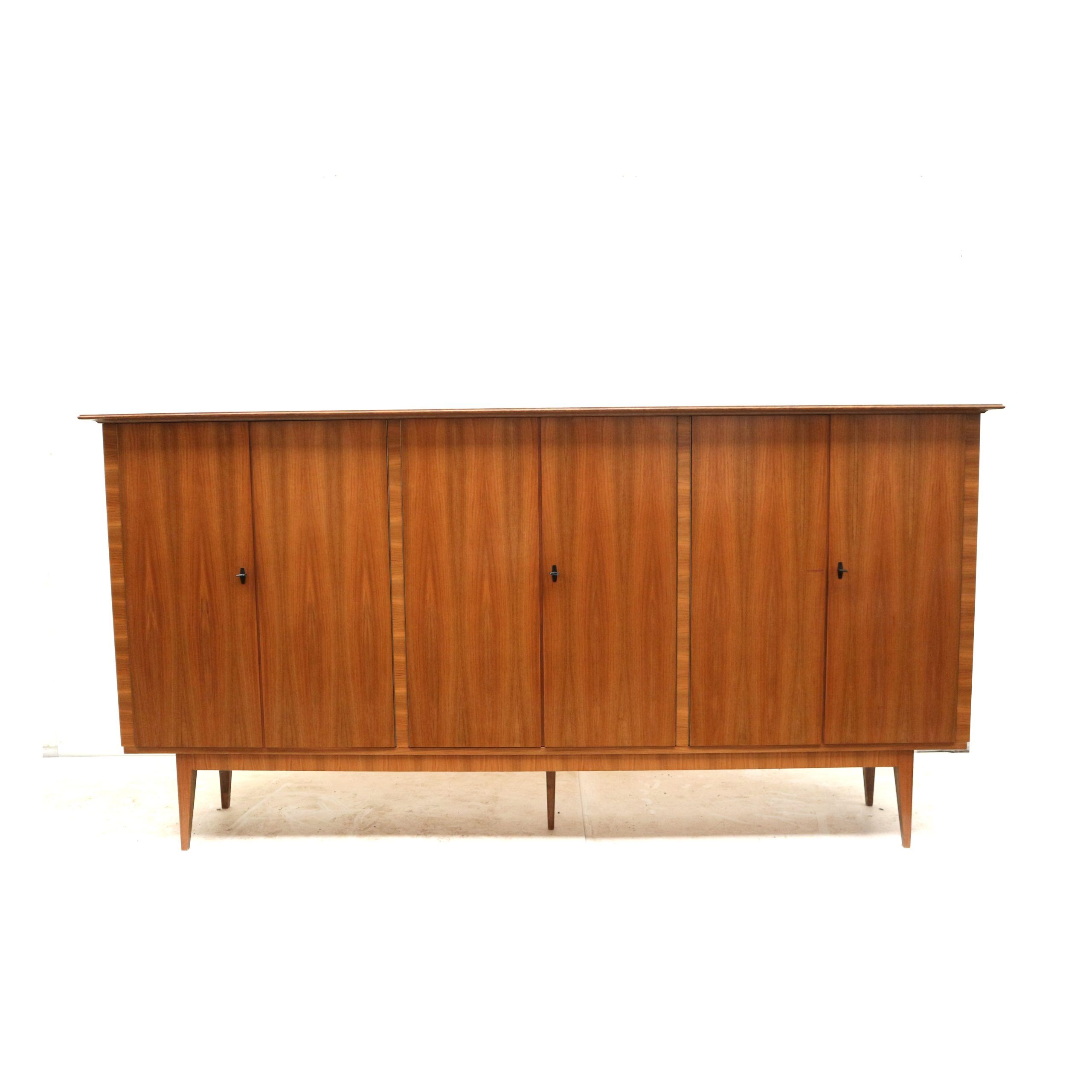XXL vintage highboard / tall sideboard made in the 1970s