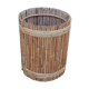 vintage rattan planter from the 50s