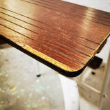 Retractable foot step ladder