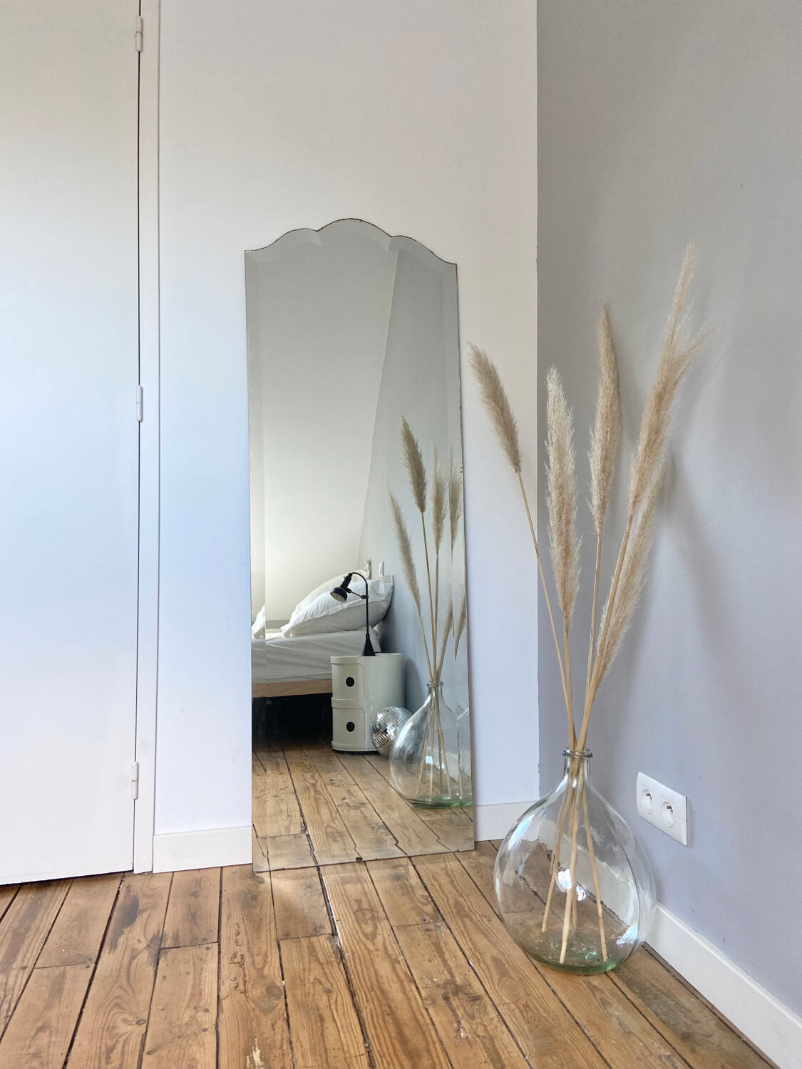 Large beveled mirror - Art Deco