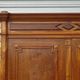 Large antique wardrobe in solid walnut
