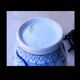 Japanese Edo ble and white vase