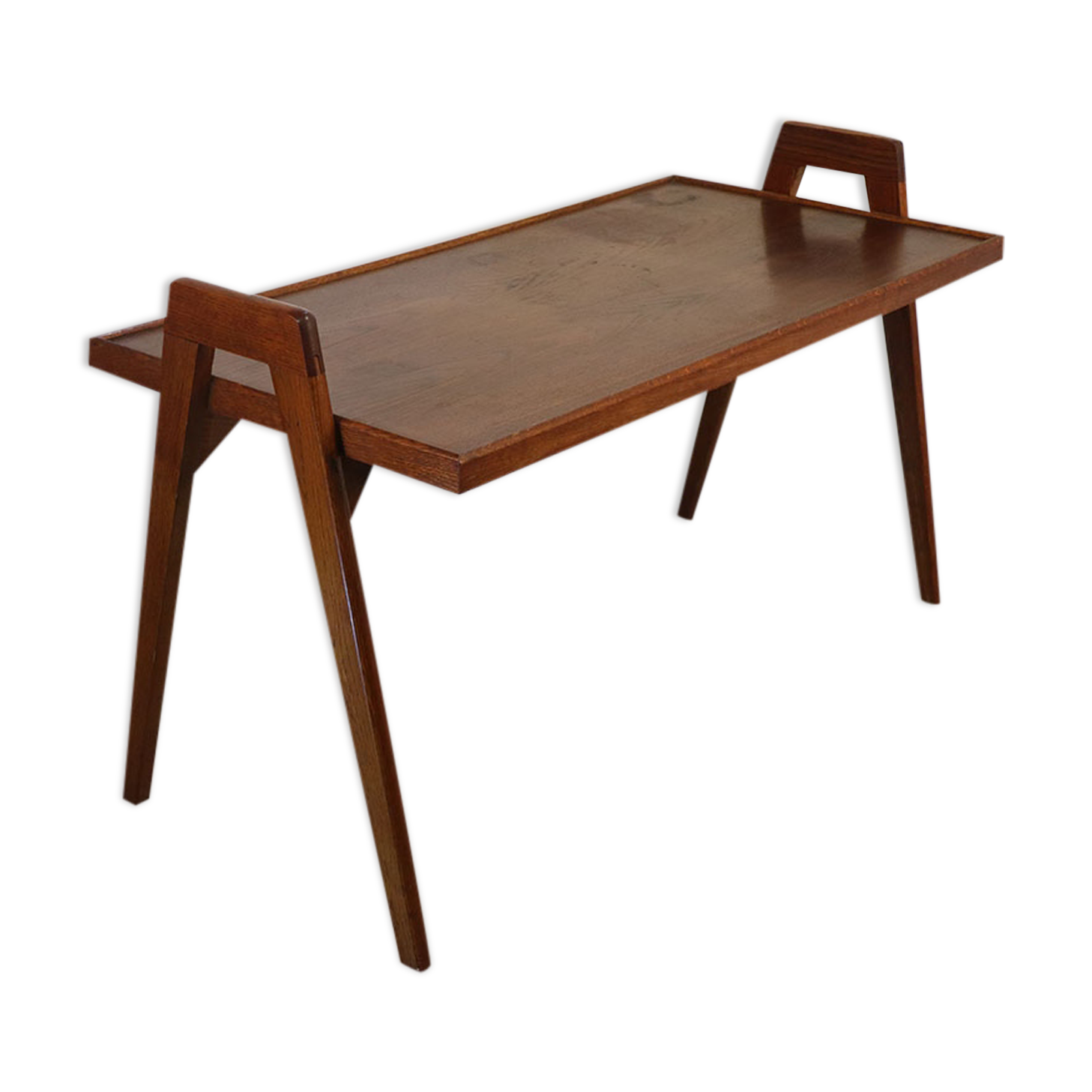 Vintage coffee table in oak 1950