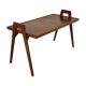 Table basse vintage en chêne 1950