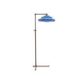 Lampadaire industriel saphir Paris début 20ème siècle