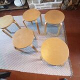 5 tabourets Frosta, Ikea vintage