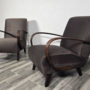 Fauteuils par Jindrich Halabala, 1940s, Set de 2