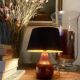 Wood lamp, fabric cable 2M, lampshade