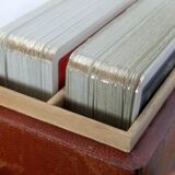 Card game BP Grimaud gilding collection card box leather box bridge