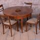 Art Deco Chairs in Walnut, Czech, 1920s, Set of 6