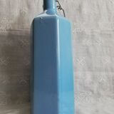 Blue ceramic hot water bottle