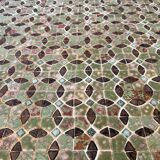 Mid-century modern mosaic tile coffee table, 1960s, France