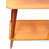 Lacquered wood serving table