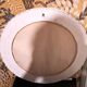 White rattan mirror, 1970s, France, decorative item for entryway or bedroom, large mirror