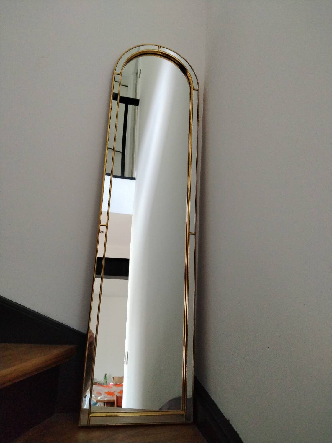 Large Vintage Deknudt Hollywood Regency Mirror