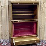 Mahogany and oak desk display cabinet from the MD brand, manufactured in the 1960s - removable