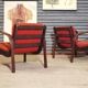 Pair of armchairs by Karel Kozelka and Antonin Kropacek