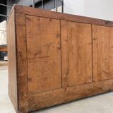 Enfilade de métier XXL chêne portes vitrées