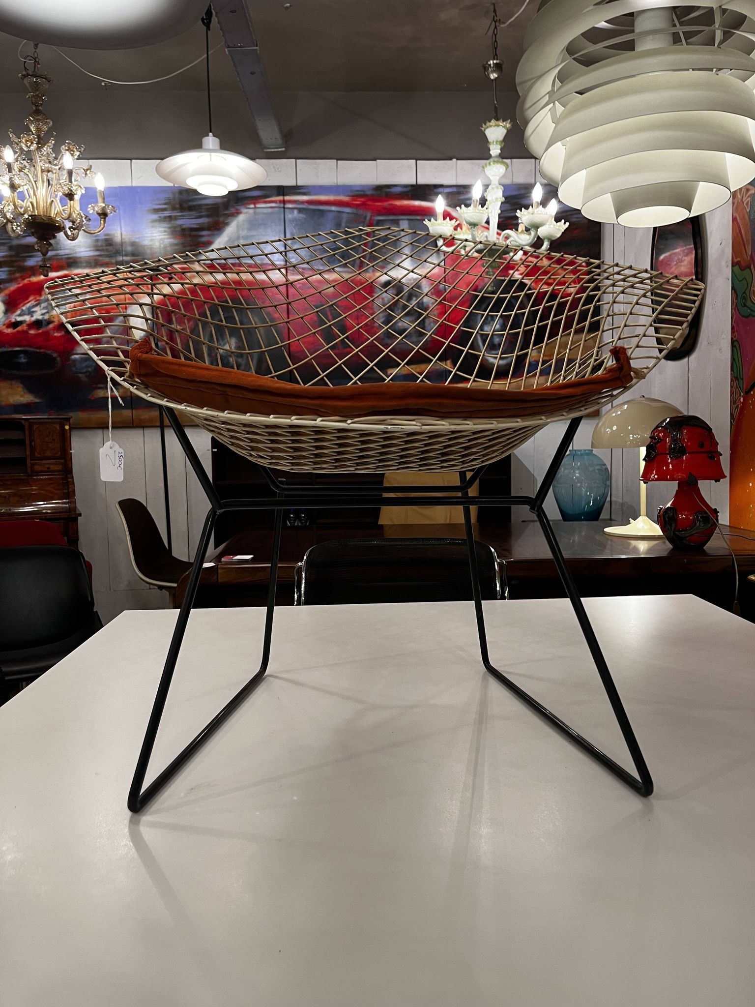 Louis Poulsen PH Louvre pendant lamp designed by Poul Henningsen.