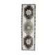 Tapis couloir en laine Oushak turc vintage des années 1970, 97x323.