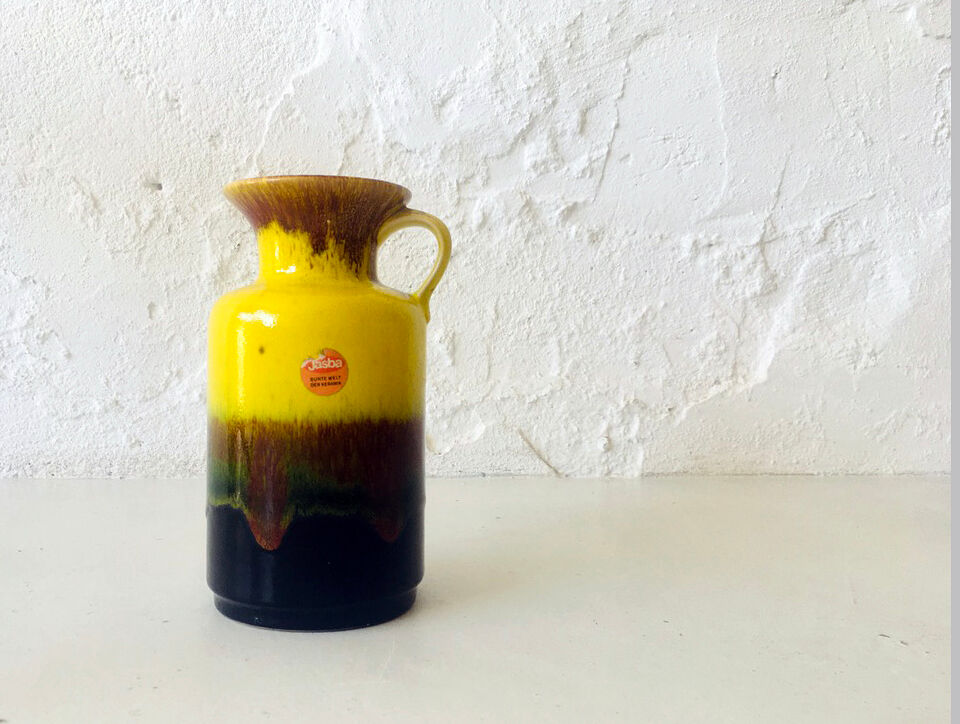 German vintage ceramic vase, Jaba, 1970s