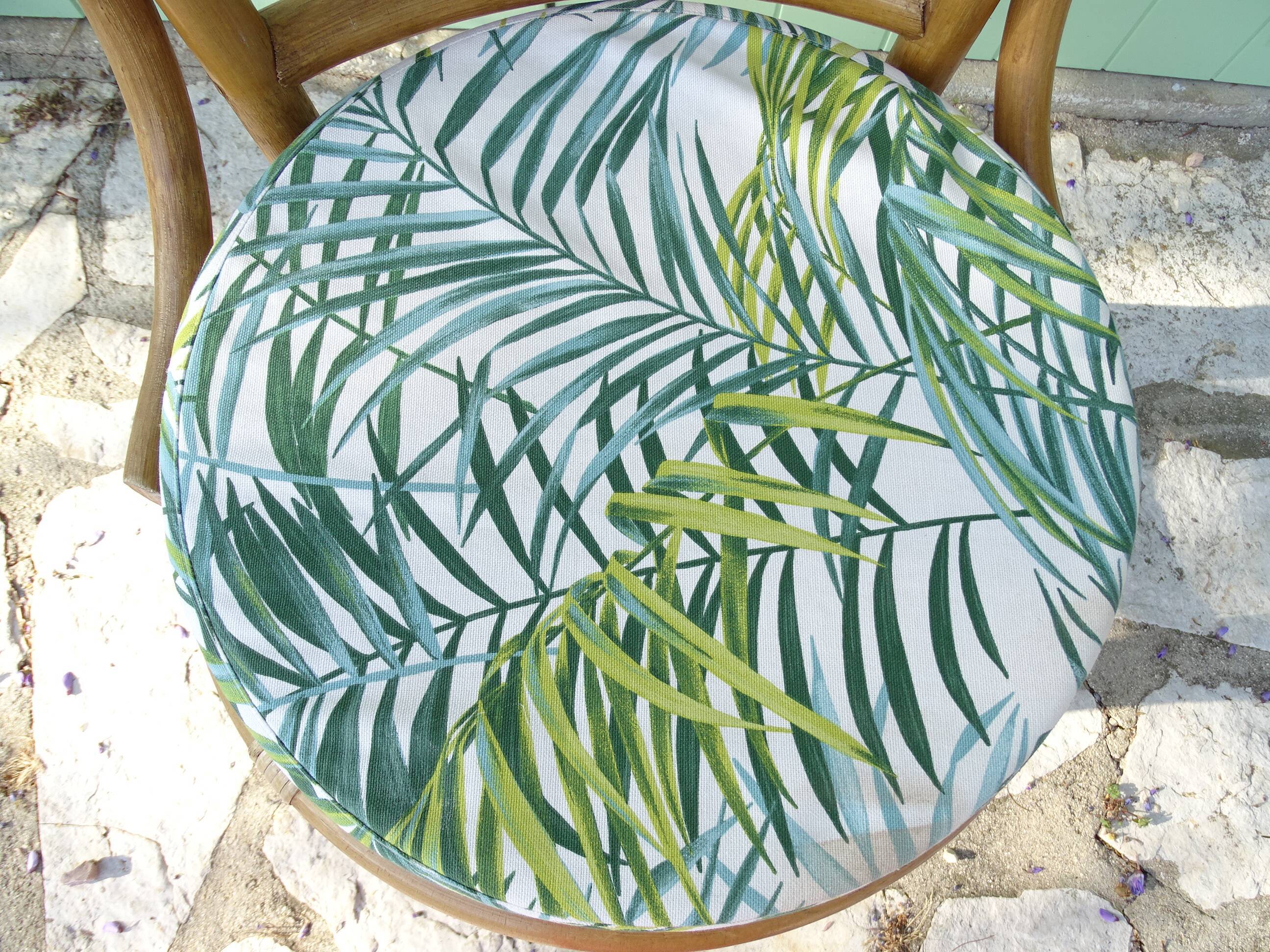 Ensemble table & chaises en rotin
