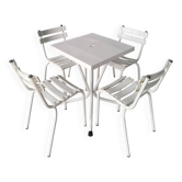 Salon de jardin bistrot vintage en fer