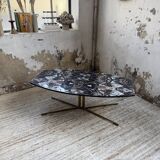 90s coffee table with Agate stone effect.