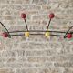 Porte manteaux 8 patères boules - Design Roger Feraud vintage Années 60's