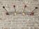 Coat rack with 8 ball hooks - Vintage design by Roger Feraud from the 1960s.