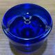 Royal blue ashtray or trinket tray