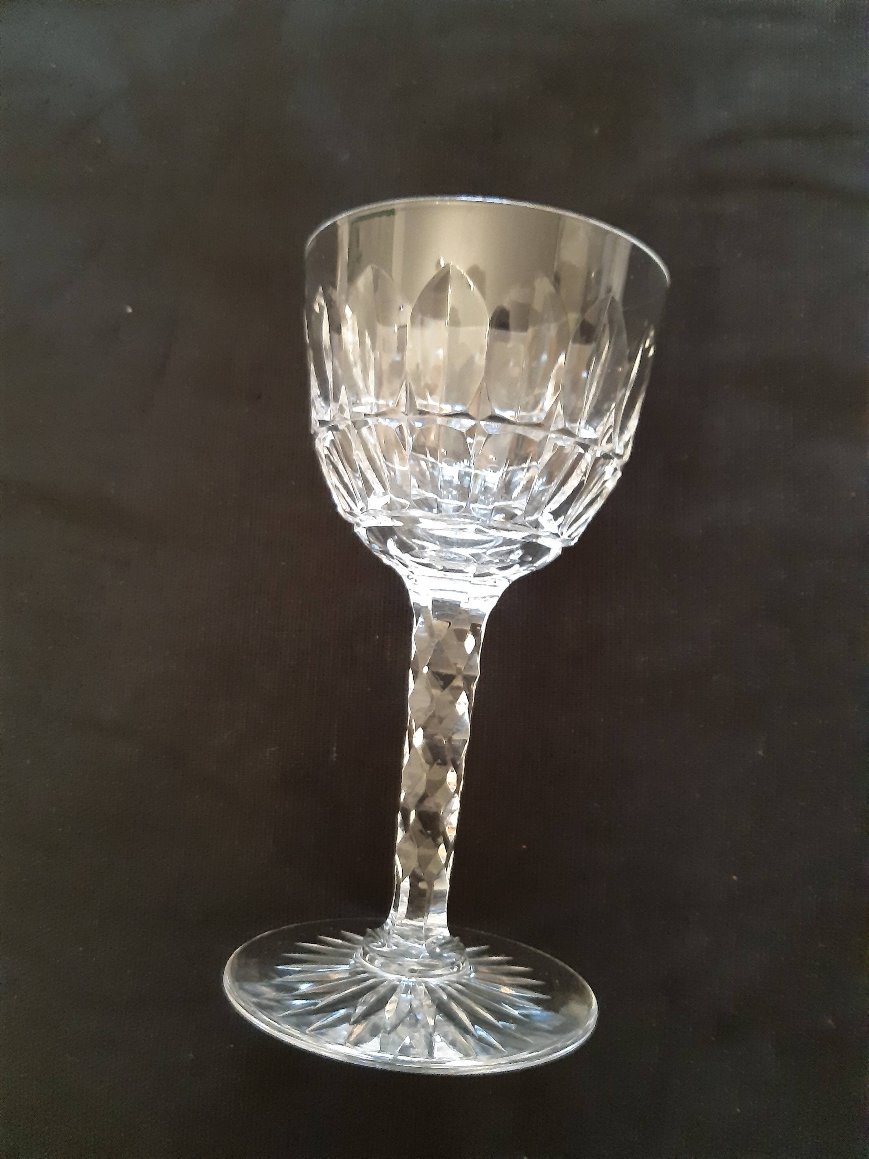 Val St Lambert crystal glasses
