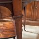 Regency oval mahogany side table, second half of the 19th century, good condition