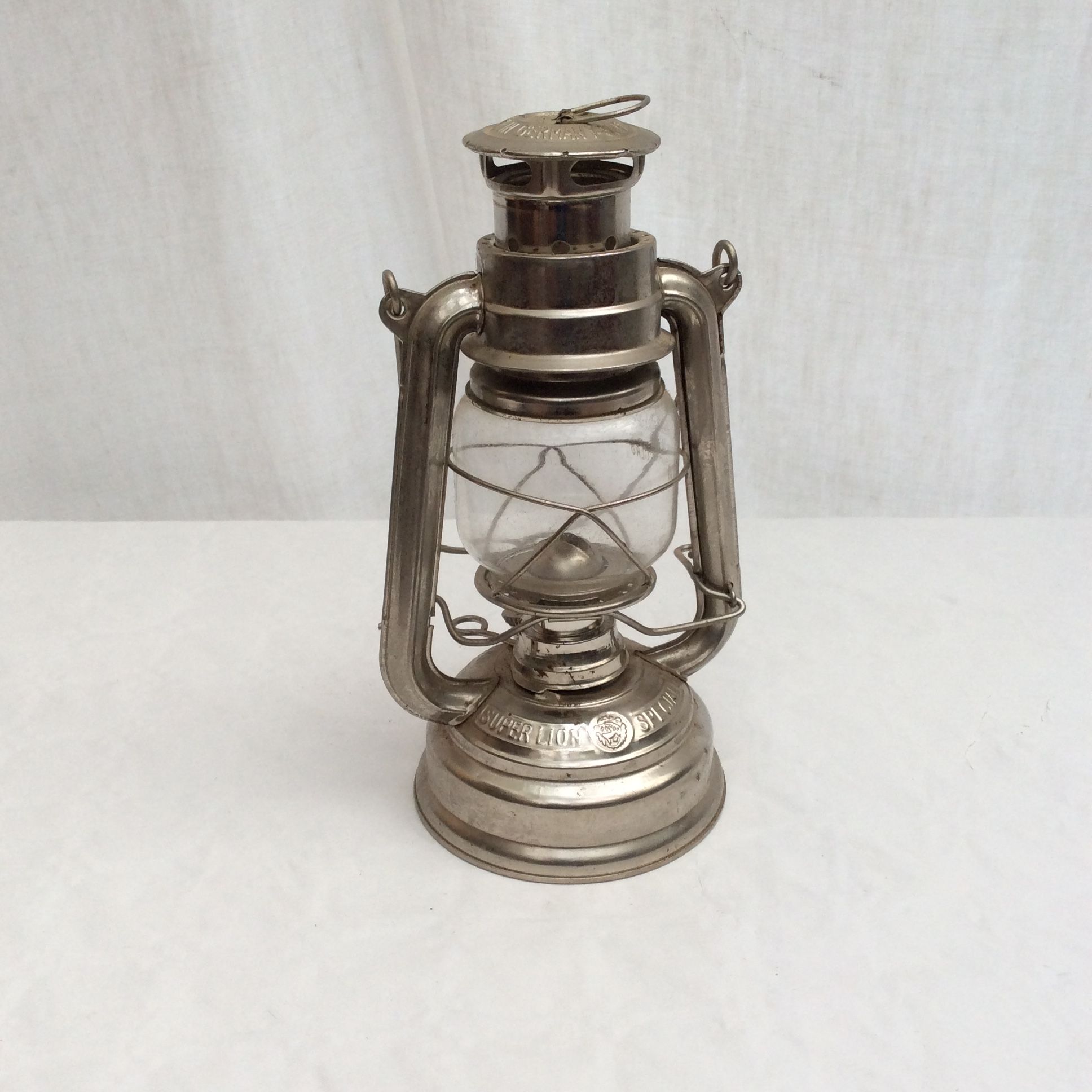 Old kerosene lamp lantern design W.Germany numbered dimension: height -26cm- L-15,5cm-