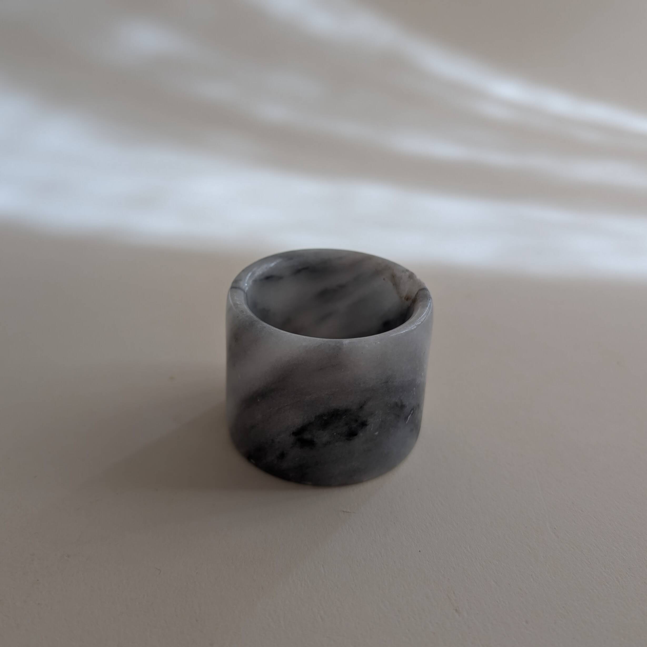 Stone napkin rings
