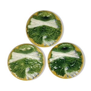 Série de 3 assiettes - asperges