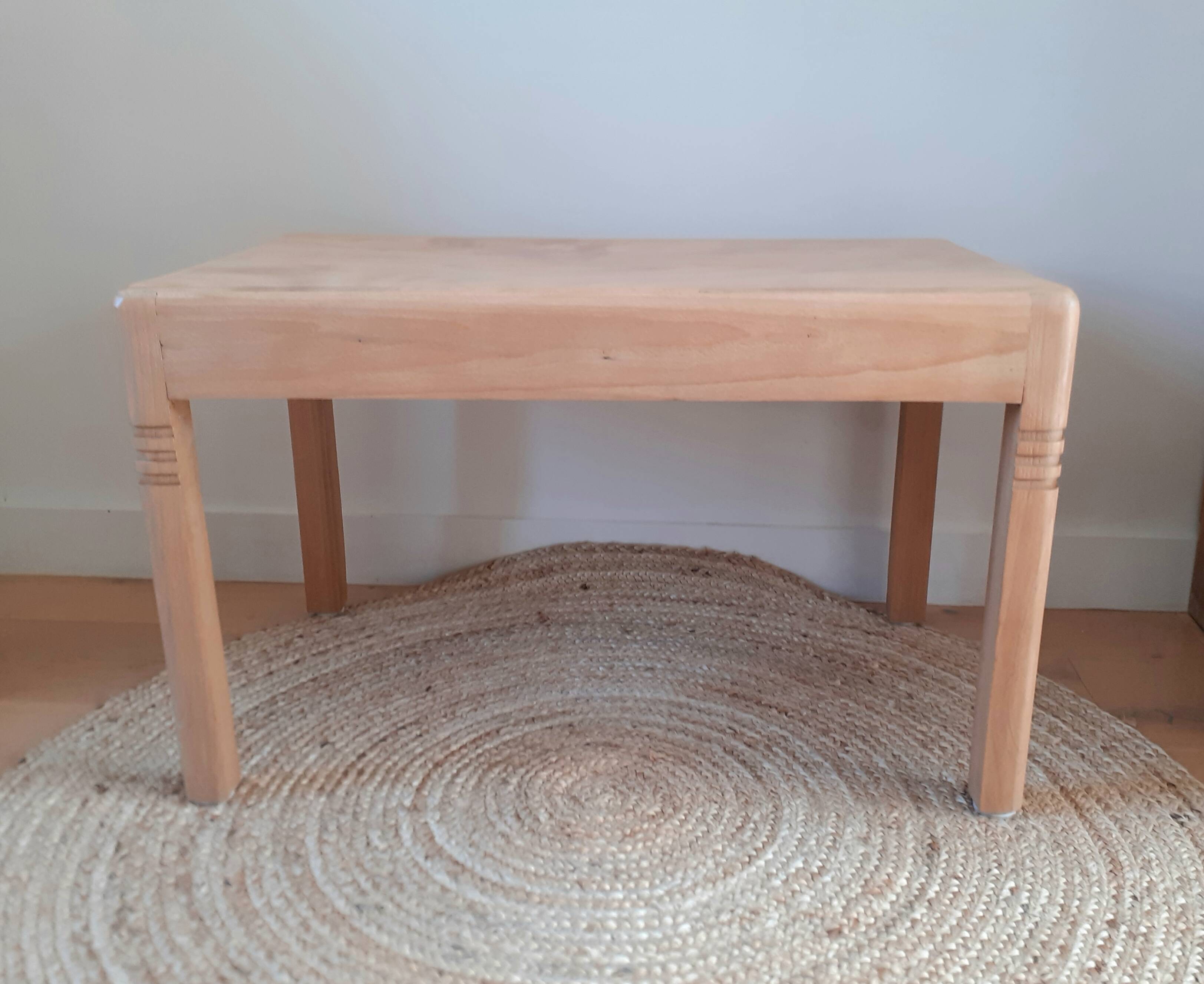 Vintage wooden coffee table