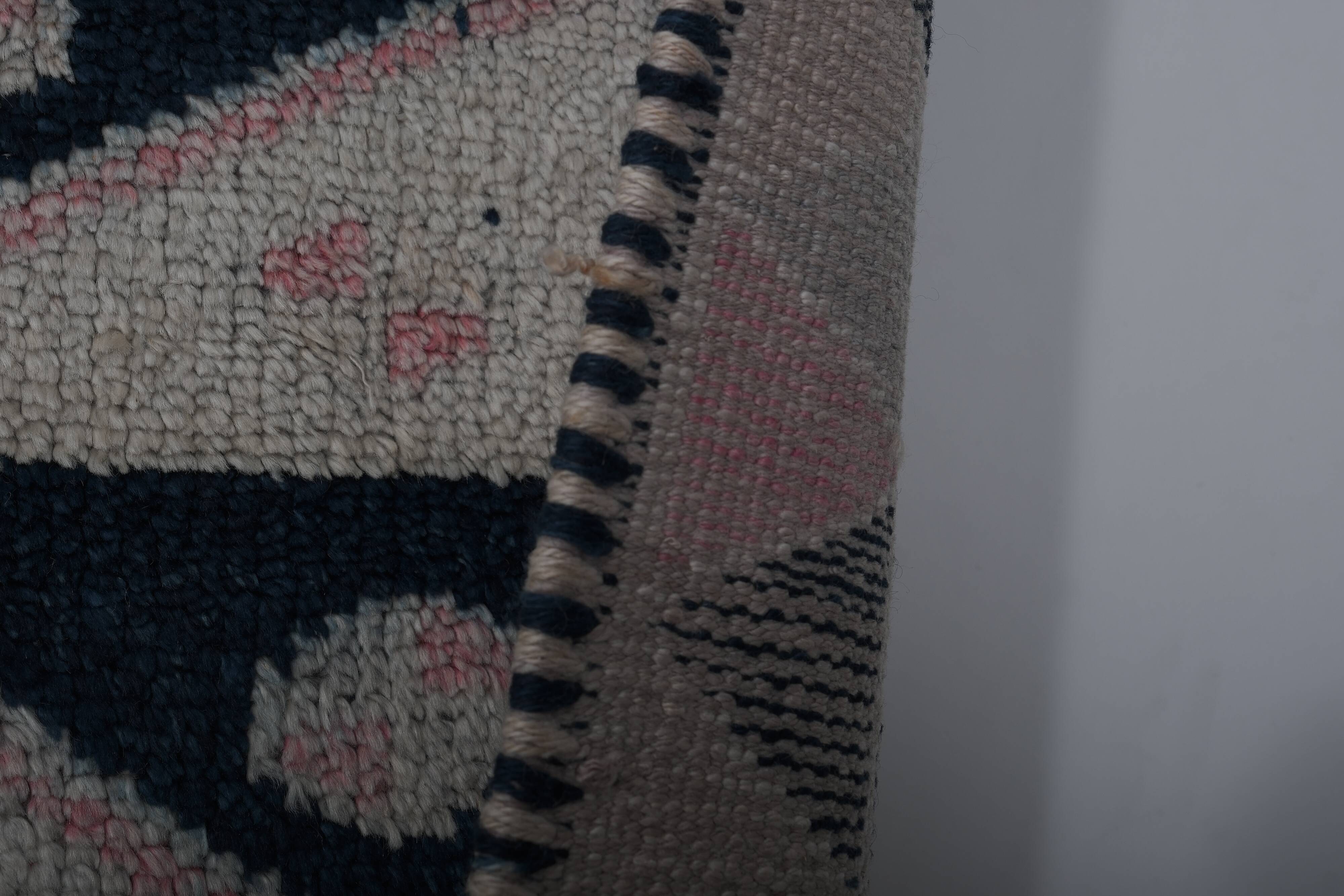 Vintage Turkish Oushak Rug Handwoven 119x330 cm